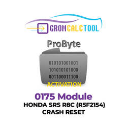 Module GromCalcTool 0175 RÉINITIALISATION DE CRASH HONDA SRS R8C (R5F2154)