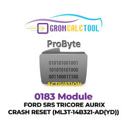 GromCalcTool 0183 Module FORD SRS TRICORE AURIX CRASH RESET (ML3T-14B321-AD(YD))