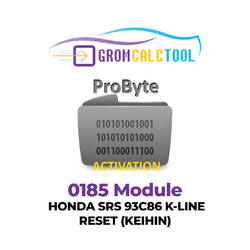 Module GromCalcTool 0185 RÉINITIALISATION DE LA LIGNE K HONDA SRS 93С86 (KEIHIN)