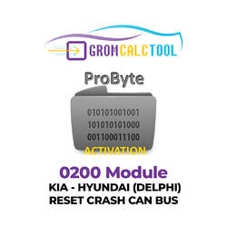 GromCalcTool 0200 Modulo KIA - HYUNDAI (DELPHI) RESET CRASH CAN BUS