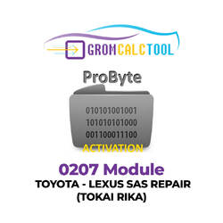 GromCalcTool 0207 Module TOYOTA - LEXUS SAS REPAIR (TOKAI RIKA)
