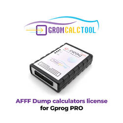 Licenza per calcolatrici GromCalcTool AFFF Dump per Gprog PRO