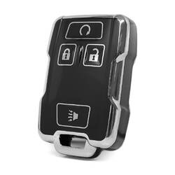 Nano High Quality Cover For GMC Remote Key 4 Button Black Color Silver Frame GMC-B11Y