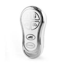 Nano High Quality Cover For Chrysler Remote Key 6 Button White Color Silver Frame CRSL-C11Y