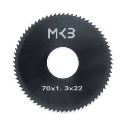 Flat Slotter Solid Carbide Type p-743 - φ70x1.3xφ22