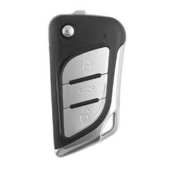 Keydiy KD Universal Flip Remote Key 3 Buttons Knife Type B30 (Metal Buttons)