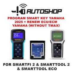 Autoshop Program Smart Key Yamaha 2025 + Renew ECU/ECM Yamaha (without Tmax)  FOR SMARTFI 2 & SMARTTOOL 2 & SMARTTOOL ECO