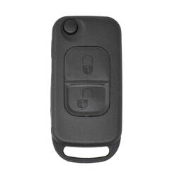 Mercedes Benz Flip Remote Key Shell 2 Botones HU64 Hoja