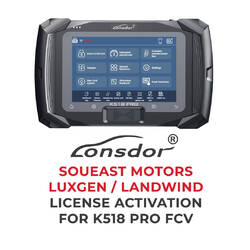 Lonsdor - SOUEAST MOTORS / LUXGEN / LANDWIND License activation For K518 Pro FCV