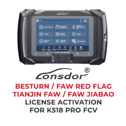 Lonsdor - BESTURN / FAW RED FLAG / TIANJIN FAW / FAW JIABAO License activation For K518 Pro FCV