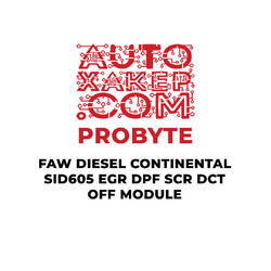 ProByte Faw Dizel Continental SID605 EGR DPF SCR DCT KAPALI Modülü