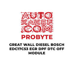 ProByte Great Wall Dizel Bosch EDC17C53 EGR DPF DTC KAPALI Modülü