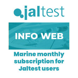 Jaltest 70604034 INFO Web. Marine monthly subscription for Jaltest users