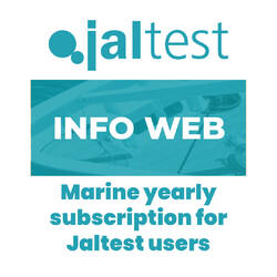 Jaltest 70604023 INFO Web. Marine yearly subscription for Jaltest users