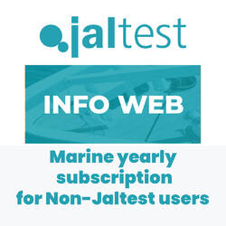 Jaltest 70604024 INFO Web. Marine yearly subscription. Non-Jaltest users