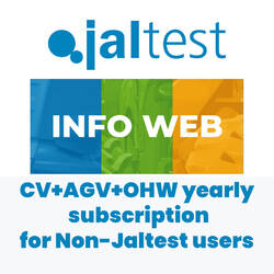 Jaltest 70604046 INFO Web. CV+AGV+OHW yearly subscription. Non-Jaltest users