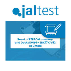 Jaltest JCS - 70810011 Reset of EEPROM memory and Deutz EMR4 - EDC17 CV52 counters