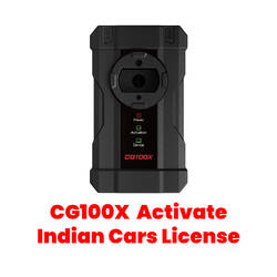 CGDI - CG100X Activate Indian Cars License