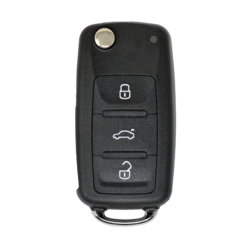 Coque de clé télécommande rabattable Volkswagen VW UDS 3 boutons
