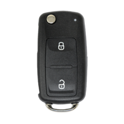 Volkswagen VW Flip Remote Key Shell 2 Button UDS Type