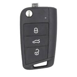 Controle Remoto Original Volkswagen MQB 2014-2019 com 3 Botões, Sem Sensor de Proximidade, 433MHz, 2G6959752AH