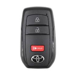 Toyota Corolla Cross 2022-2025 Chave Remota Inteligente Genuína 2+1 Botões 312.11/314.35MHz 8990H-0A010 / 8990H-12560 / 8990H-0A011 / 8990H-12561
