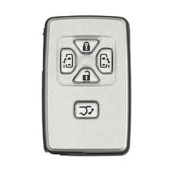 Toyota Smart Remote Key 5 Botões Porta deslizante 312 MHz Prata Capa PCB 271451-6221