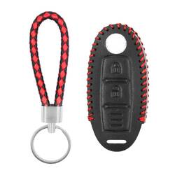 Кожаный чехол для Nissan Smart Remote Key 2 кнопки