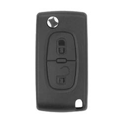 Peugeot 307 Flip Remote 2 botões 433MHz ASK PCF7941 Transponder