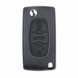 Peugeot 407 Flip Remote 3 Botões 433MHz ASK