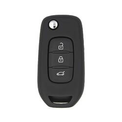 Renault Symbol Twingo Duster Sandero Flip Remote Key 3 Buttons 433MHz AES PCF7961 Transponder HYN17 Blade