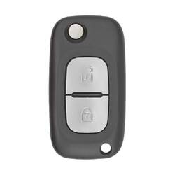 Renault Modified Flip Remote Key 2 Buttons 433MHz PCF7946 Transponder FCC ID: 1618477A