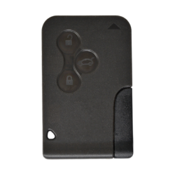Coque de carte télécommande REN Megane 2, 3 boutons avec lame de clé d'urgence