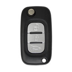 Coque de clé télécommande REN Fluence Flip 3 boutons