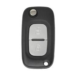 Coque de clé télécommande REN Clio Flip 2 boutons