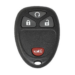 Chevrolet GMC 2008 Coque de clé à distance 3+1 Bouton Type de bouton de démarrage