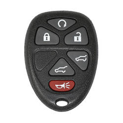 Chevrolet GMC 2008 Coque de clé à distance 5+1 boutons avec support de batterie