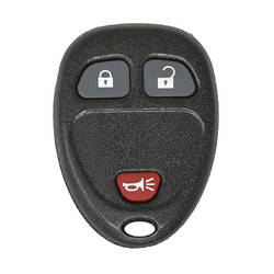 Chevrolet GMC 2008 Coque de clé télécommande 2+1 boutons sans support de pile