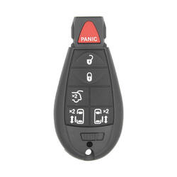 Chrysler Jeep Dodge Fobik Remote Key 5 + 1 Buttons with SUV Trunk 433MHz FCC ID: ‎M3N5WY783X, IYZ-C01C