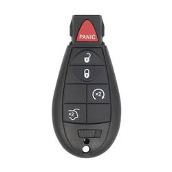 Корпус дистанционного ключа Chrysler Jeep Dodge Fobik с 5 кнопками и высоким багажником