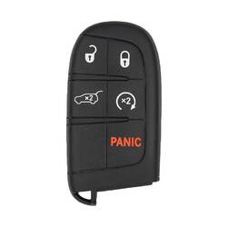 Chave remota inteligente original Jeep Compass 2017-2025 com 4 + 1 botões, 433 MHz, código 68250343AB