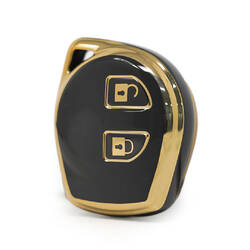 Nano High Quality Cover For Suzuki Remote Key 2 Buttons Black Color