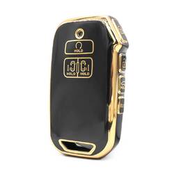 Capa Nano de alta qualidade para chave remota inteligente Kia 7 botões cor preta J11J7