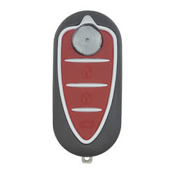 Coque de clé télécommande rabattable Alfa Romeo 3 boutons avec lame SIP22
