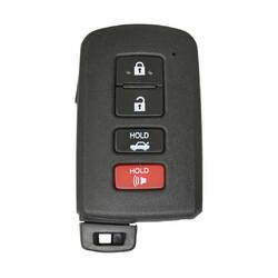 Toyota Camry Aurion Corolla 2014-2017 Smart Key 433MHz 3+1 Botões 89904-33460 / 89904-12340
