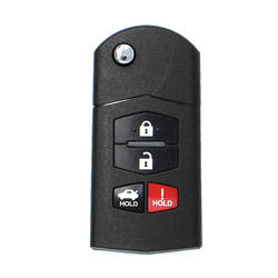 Keydiy KD Universal Flip Remote Key 3+1 Buttons Mazda Type B14-3+1