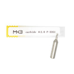 Fresa de topo Material de carboneto 2,0 mm φ2,0x6,0xD6x30