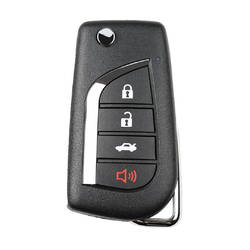 Xhorse Flip Remote Key Wire Universal 4 Botões Toyota Tipo XKTO10EN