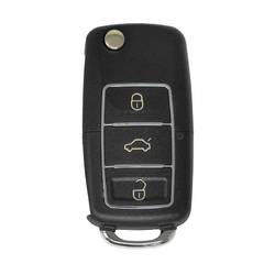 Face to Face Universal Copier Flip Remote Key 3 Buttons 433MHz VW Chrome Type RD264