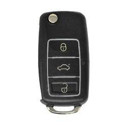 Face to Face Universal Copier Flip Remote Key 3 Buttons 315MHz VW Chrome Type RD264